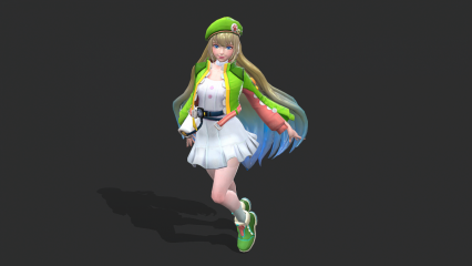 唯美 princess 玄幻 东方美女 小仙女 美少女战士 武士3D模型