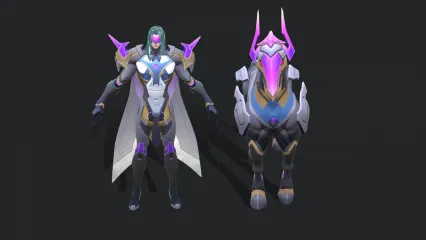 骑士 战马 次世代 动漫人物 幻想人物 科幻战士 机甲战士 3D模型