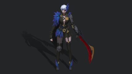 女战士 盔甲女武士 铠甲战士 美女武士3D模型