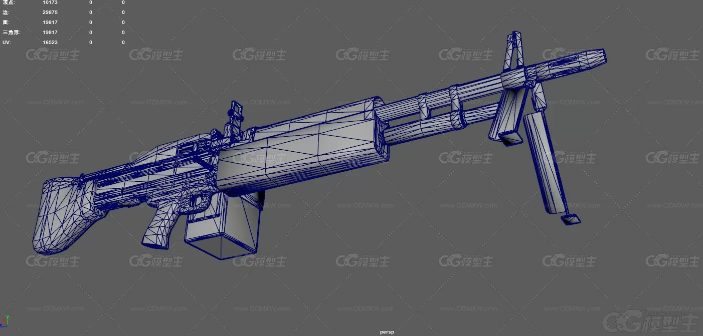 m60轻机枪 武器 机枪 通用机枪 军事武器 M60E4掠食者 机关枪 班用自动武器 自动机枪-12