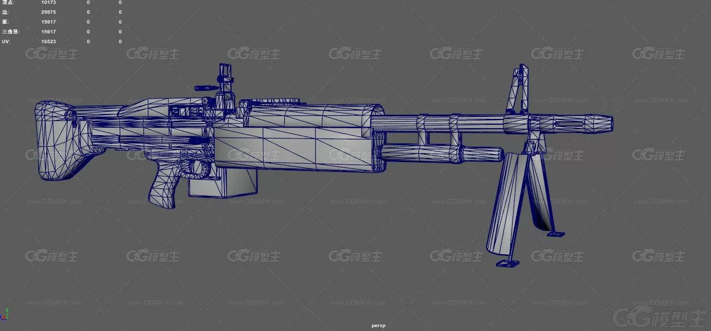 m60轻机枪 武器 机枪 通用机枪 军事武器 M60E4掠食者 机关枪 班用自动武器 自动机枪-11