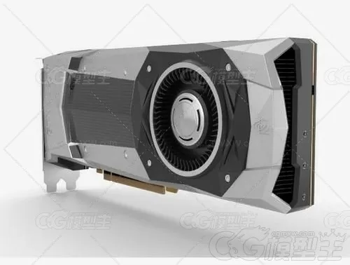 NVidia GTX 1080 TI显卡模型 电脑 英伟达显卡3D模型-2