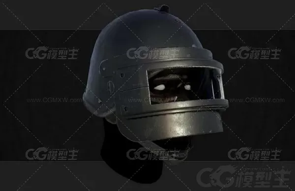 防弹头盔 三级头 头盔 二级头盔 一级头盔 吃鸡游戏3D模型-1