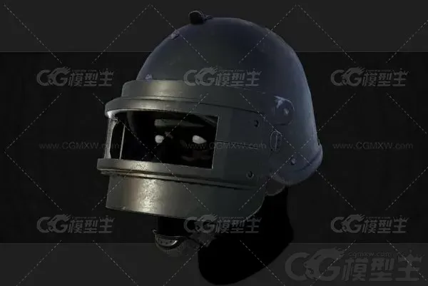 防弹头盔 三级头 头盔 二级头盔 一级头盔 吃鸡游戏3D模型-2