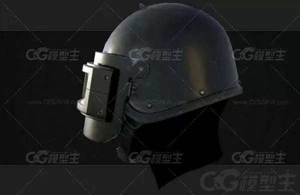 防弹头盔 三级头 头盔 二级头盔 一级头盔 吃鸡游戏3D模型-3
