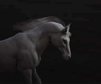 黑马 战马 宝马 千里马3D模型