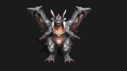 魔幻 魔兽 恶龙 魔龙 火龙 妖兽 怪兽 怪物 哥斯拉3D模型