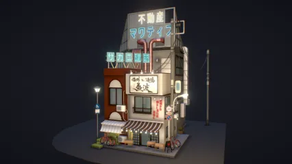 日式房屋 房子 日本 名古屋 古典 拉面馆 面馆 餐厅 饭馆 老式建筑 寿司店铺 名店