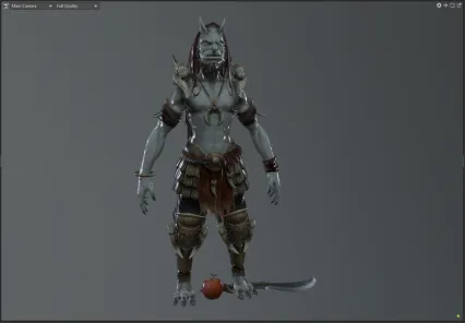 次世代 魔戒巨魔 强兽人 半兽人 食人妖 Troll 巨兽 食人魔 巨兽 恶魔 头领 怪兽3D模型