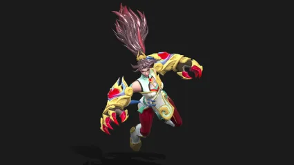 仙侠风  古代  中国风 武侠仙女 女武士 女战士 女武神3D模型