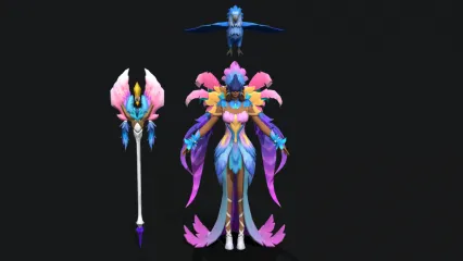 仙侠风 古代 中国风 武侠仙女 蒙眼法师 召唤师 美女魔法师 巫师 术士 战士3D模型