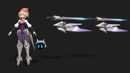 日漫 动漫 人物角色 性感美女 机甲女战士 女武士 美少女魔法师3D模型