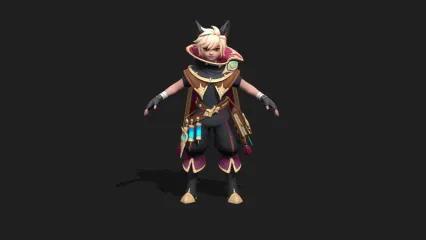 BR 国风 狐妖 男孩 法师 狐妖 妖怪 狐仙 小男孩3D模型