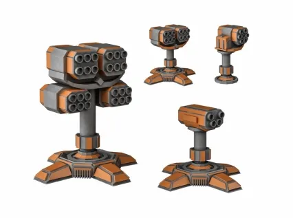 现代塔防武器 塔防 武器 器材