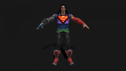 DC漫画 超级英雄 超人 Superman 黑暗超人 超人战士带骨骼绑定3D模型