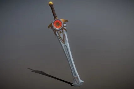 游戏道具 武器装备 剑 宝剑 冷兵器 魔幻宝剑 古代长剑 重剑 欧洲剑 中世纪宝剑