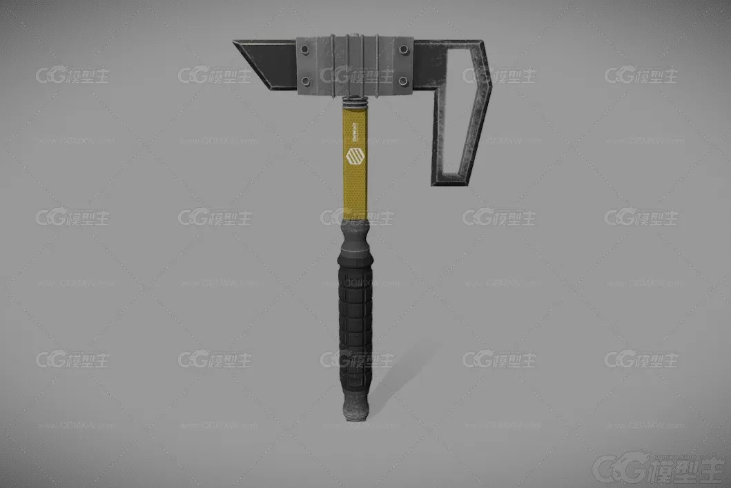 赛博朋克 战锤 hammer 次世代 武器 冷兵器 weapon 锤子-1