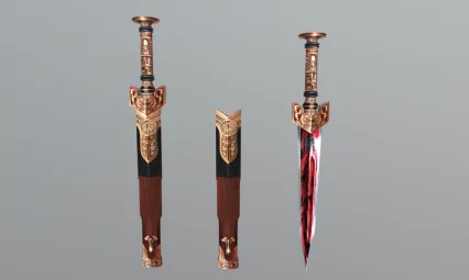 古剑 匕首 短剑 兵器 q版武器 手绘兵器 魔法匕首 短刀 古代兵器 游戏匕首 刺刀