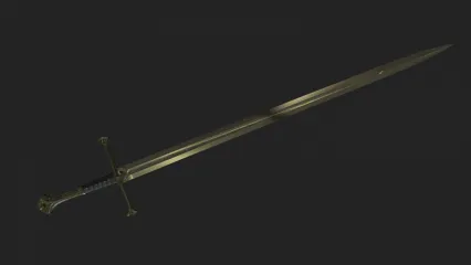 游戏道具 武器装备 剑 宝剑 冷兵器 魔幻宝剑 古代长剑  西洋剑  中世纪宝剑