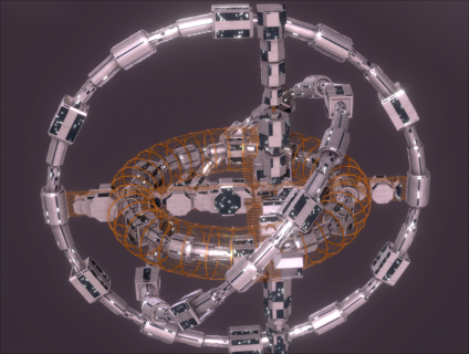 C4D科幻空间站模型Blender外星殖民地MAYA宇宙概念设计3D模型