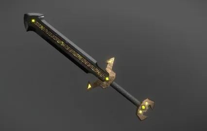游戏道具 武器装备 剑 宝剑 冷兵器 魔幻宝剑 古代长剑