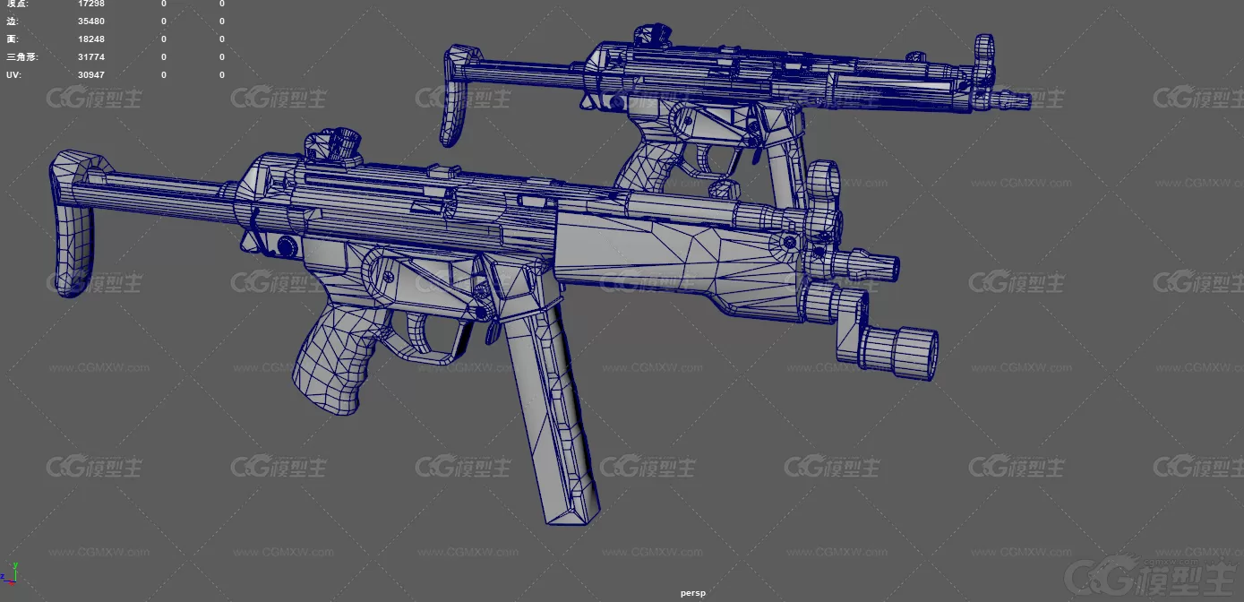 HK-MP5冲锋枪 武器 自动步枪 冲锋枪 反恐枪械 现代武器 军事武器 突击步枪-10