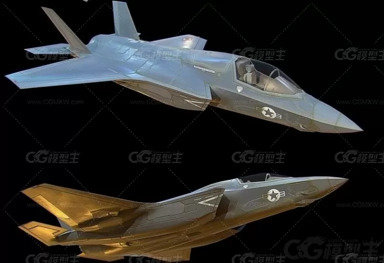 F35b战斗机 歼击机 战斗飞机 军用飞机3D模型-2