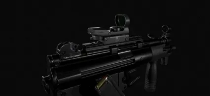 HKMP5k 武器 HK MP5K-PDW 冲锋枪3D模型