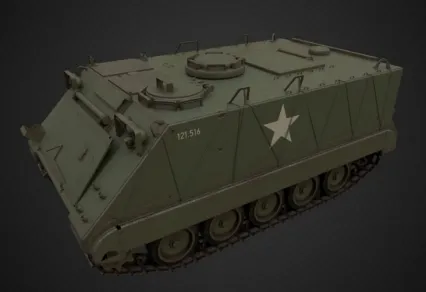 装甲车 坦克 装甲车 运兵车 装甲输送车3D模型