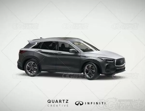 英菲尼迪QX50汽车 高档汽车 私家车 小汽车3D模型-1