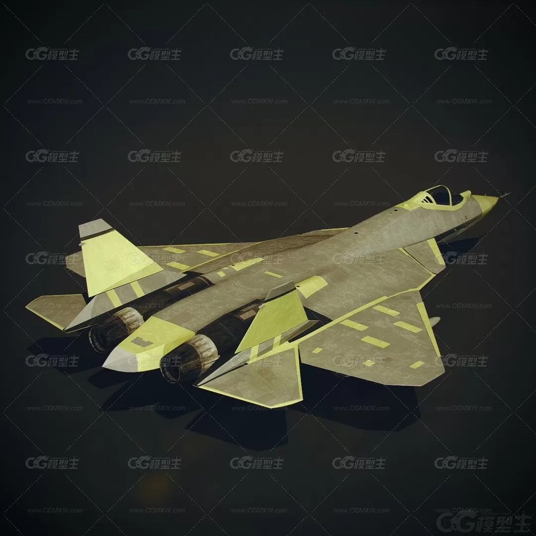 苏霍伊 PAK FA T50战斗机 歼击机 军事飞机 第五代战斗机 隐身战斗机 战机 战斗飞机-3