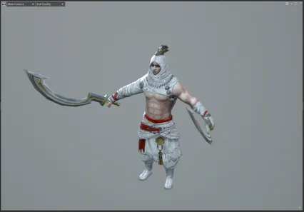 西域战士 武士 古代士兵3D模型