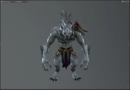 次世代狼人战士 武士 部落武士 狼人 魔兽 妖兽 兽人战士3D模型