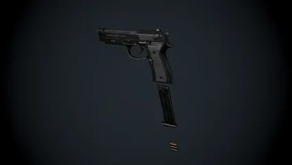 伯莱塔-92fps手枪 弹匣  子弹