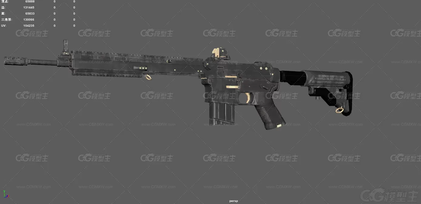 卡宾枪 美式装备 M4突击步枪 现代武器 枪械 军事武器 突击步枪 自动步枪 冲锋枪 游...-8