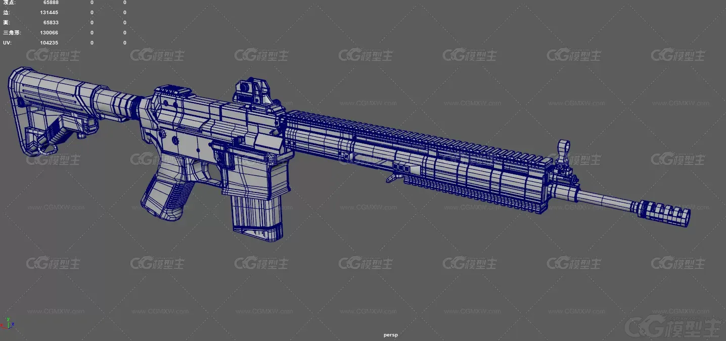 卡宾枪 美式装备 M4突击步枪 现代武器 枪械 军事武器 突击步枪 自动步枪 冲锋枪 游...-9