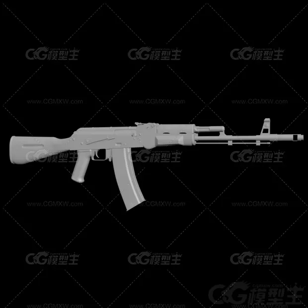 突击步枪 AK47 枪械 冲锋枪 自动枪 武器 步枪 军用武器 AK-74M突击步枪 苏联步枪-5