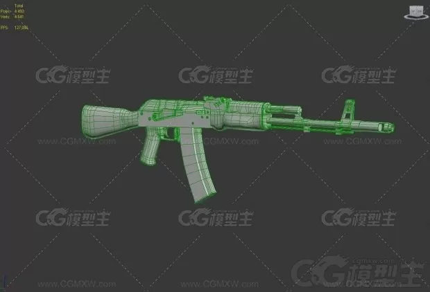 突击步枪 AK47 枪械 冲锋枪 自动枪 武器 步枪 军用武器 AK-74M突击步枪 苏联步枪-6