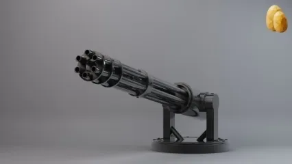 小型机枪 加特林机枪 机关枪 军事武器 旋转机关枪 火神炮 重型机枪 M134型速射机枪...