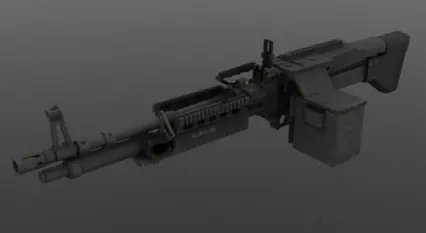 M60E4掠食者 机枪 自动机枪 枪械  战争武器