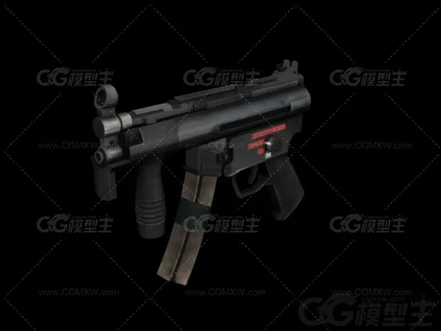 mp5k 冲锋枪 现代武器 模型-1