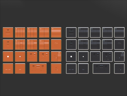 Blender开关插座面板模型C4D三维建模渲染设计素材OBJ源文件