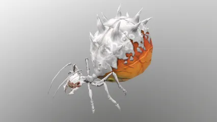 精细三维模型 次时代 3d模型  蜱虫 吸血怪