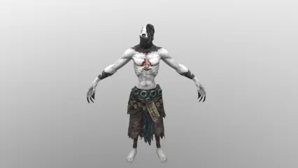 阴阳战士 妖兽 魔灵 鬼魂 次时代 3d模型  僵尸  邪教士兵 长手怪
