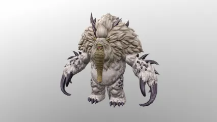 大象精 大象武士 妖兽 妖怪 怪物 兽人战士 武士 次时代 3d模型  进化独眼怪 长鼻子