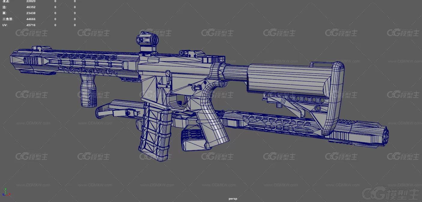 AR15卡宾步枪 战术版步枪 红点瞄准镜 M4卡宾枪 自动步枪 枪械 军事武器 现代武器 ...-12