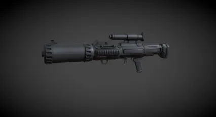 爆能步枪 单兵火箭筒 重武器 反坦克火箭筒 军事武器 火箭炮 RPG火箭发射器 火炮器械