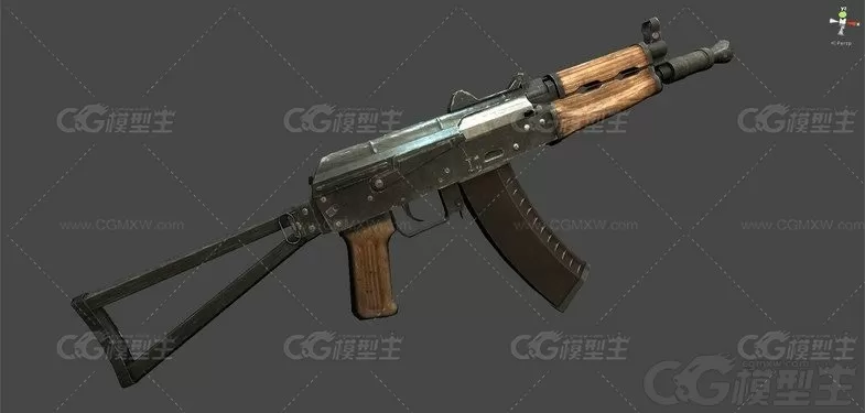 突击步枪 AK47 枪械 冲锋枪 自动枪 武器 步枪 军用武器 AK-74M突击步枪 苏联步枪-4