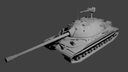 IS-7重型坦克 3D模型下载