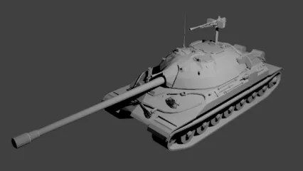 IS-7重型坦克 3D模型下载